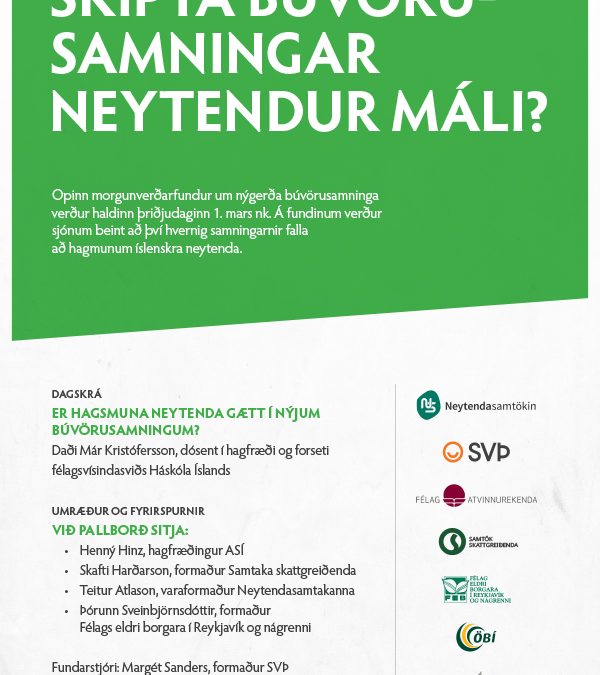 Skipta búvörusamningar neytendur máli?