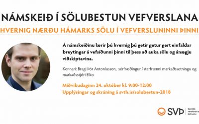 Námskeið: Sölubestun vefverslana, 24. október kl. 9:00-12:00