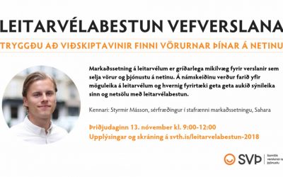 Námskeið: Leitarvélabestun vefverslana, 13. nóvember 2018