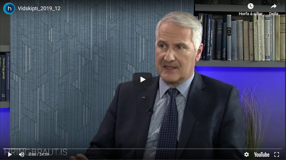 Nýr formaður, Jón Ólafur Halldórsson, í viðtali hjá Jóni G. á Hringbraut