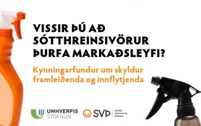 Sæfivörur: Kynningarfundur um skyldur framleiðenda og innflytjenda