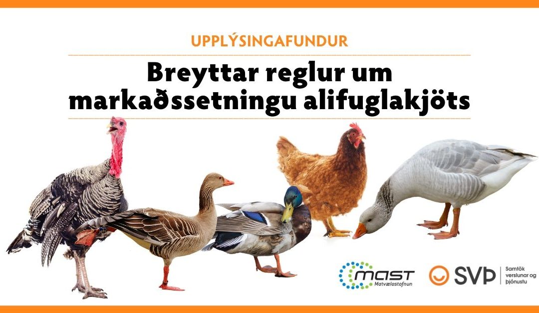Breyttar reglur um markaðssetningu alifuglakjöts