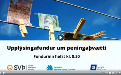Upptaka frá upplýsingafundi um peningaþvætti