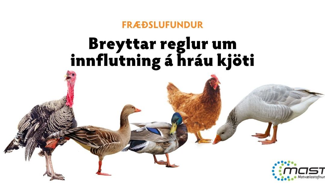 Fræðslufundur MAST: Breyttar reglur um innflutning á hráu kjöti