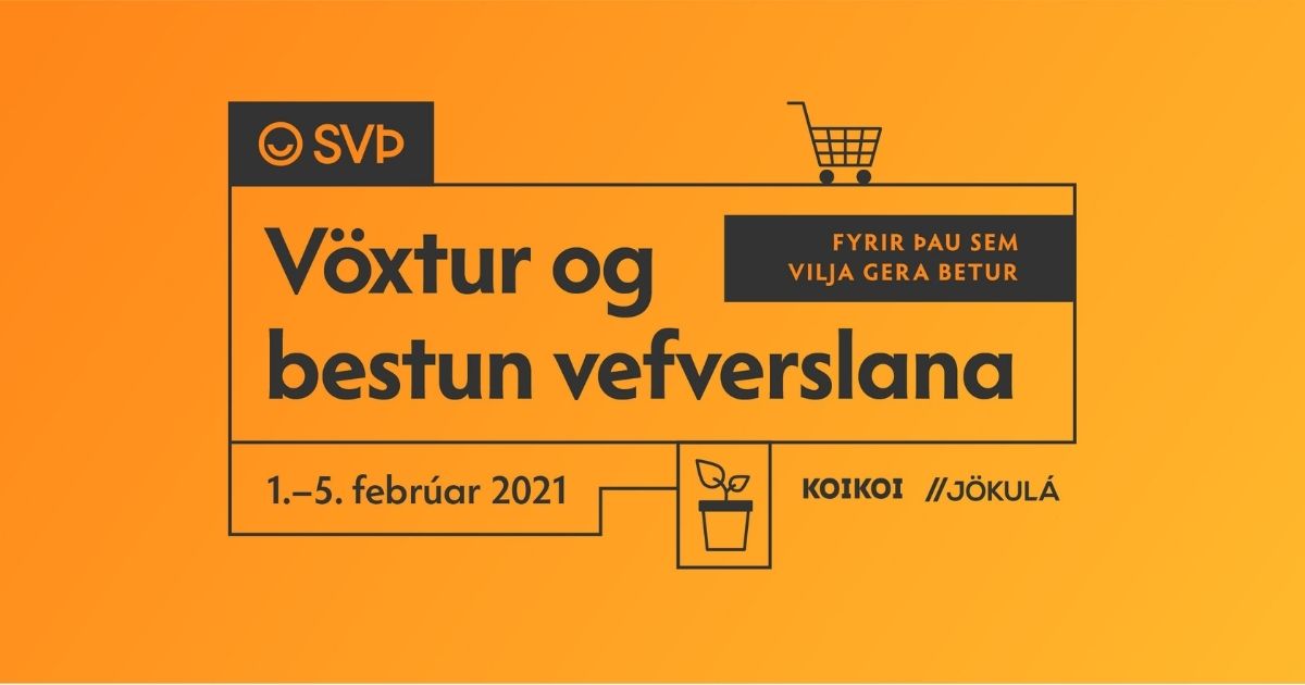 Vöxtur og bestun vefverslana 1200x630