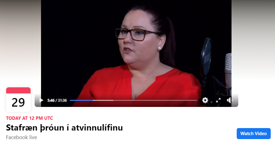 Verkefnastjóri stafrænnar þróunar í viðtali hjá Bryndísi Haralds