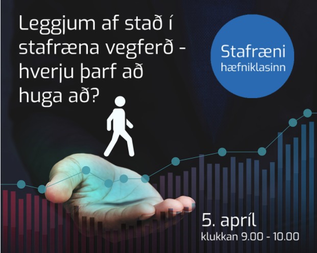 Stafræni hæfnisklasinn með morgunfræðslu 5.apríl n.k.
